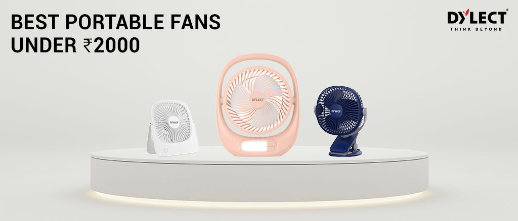 Best Portable Mini Fan Rechargeable Under ₹2000 in India (2026 Reviewed)