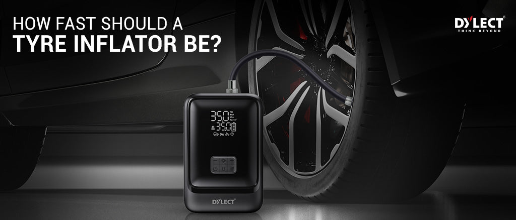 How fast should a tyre inflator be?