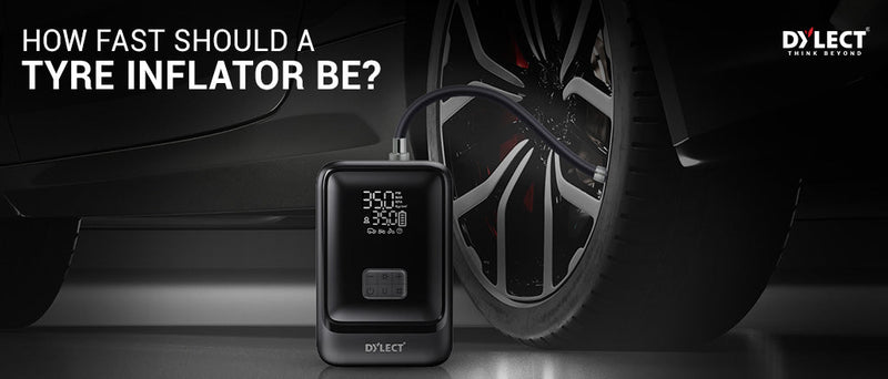 How fast should a tyre inflator be?