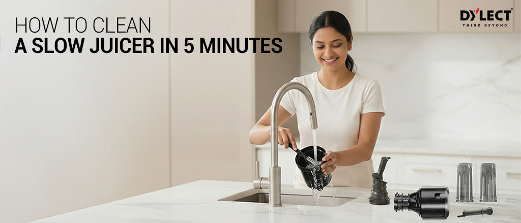 How to Clean a Slow Juicer in 5 Minutes