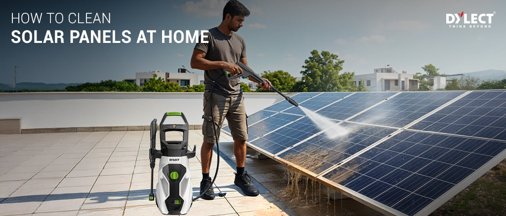 How to Clean Solar Panels at Home with a Pressure Washer