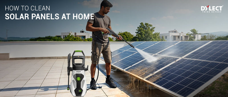 How to Clean Solar Panels at Home with a Pressure Washer