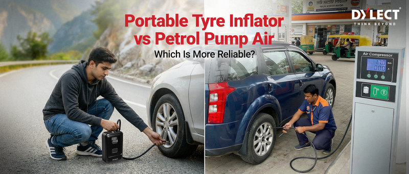 Portable Tyre Inflator vs Petrol Pump Air: Which Is More Reliable?