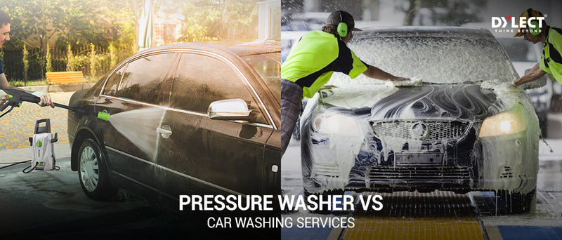 Pressure Washer vs Car Washing Services