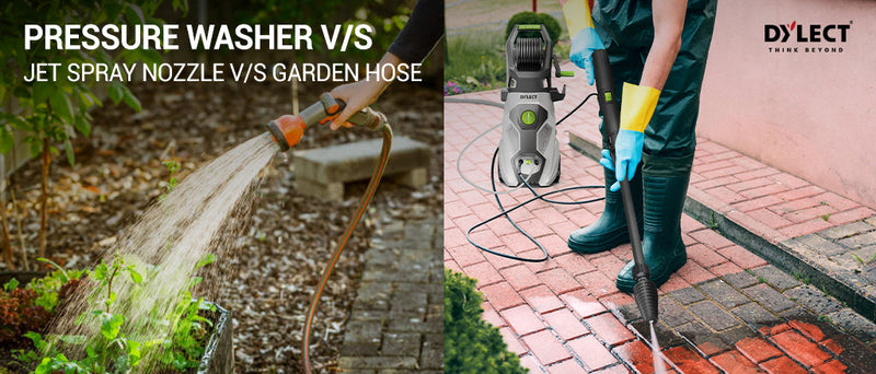 Pressure Washer vs Jet Spray Nozzle vs Garden Hose