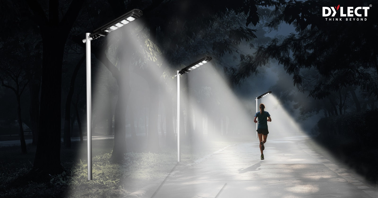 Motion sensor street lights