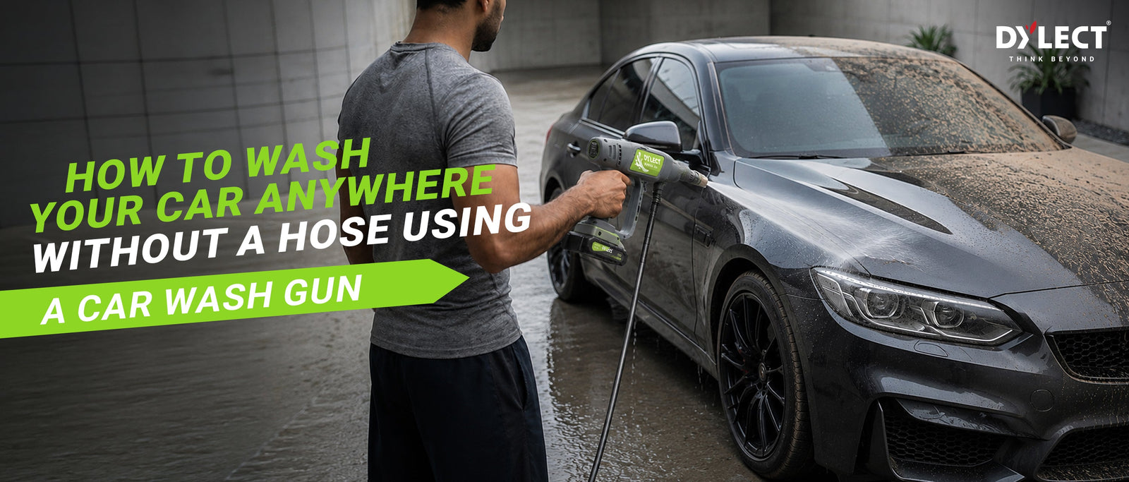 How to Wash Your Car Anywhere Without a Hose Using a Car Wash Gun