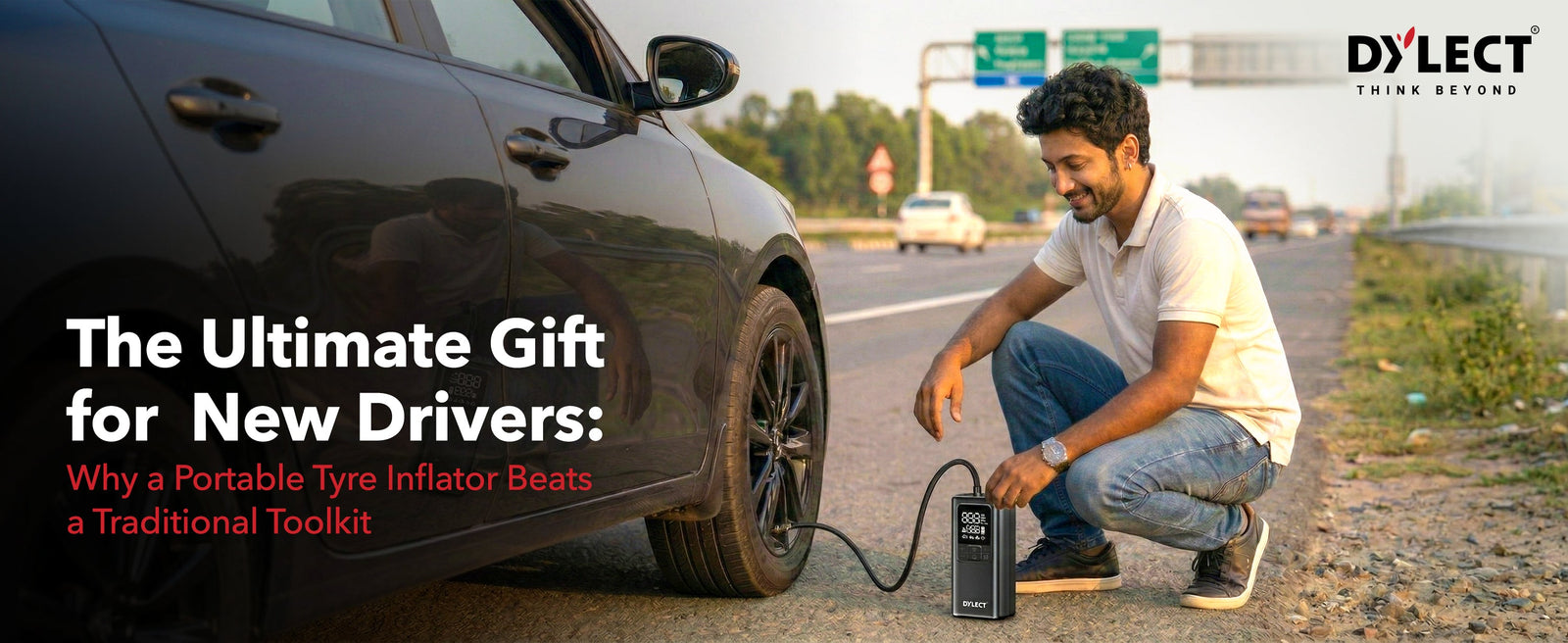 Why a Portable Tyre Inflator Beats a Traditional Toolkit