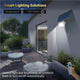 Dylect Luxe Solar Flood Light for Shop Board, Home, Retail Shop, Parking | Ultra Bright 150W to 250W | Long 10Hr Runtime with Unique Hazard Light & Wireless Remote, IP65 Waterproof, 6000K Cool White