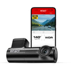 DYLECT Sense Classic single channel dash cam with Full HD recording and wide angle lens for everyday vehicle protection