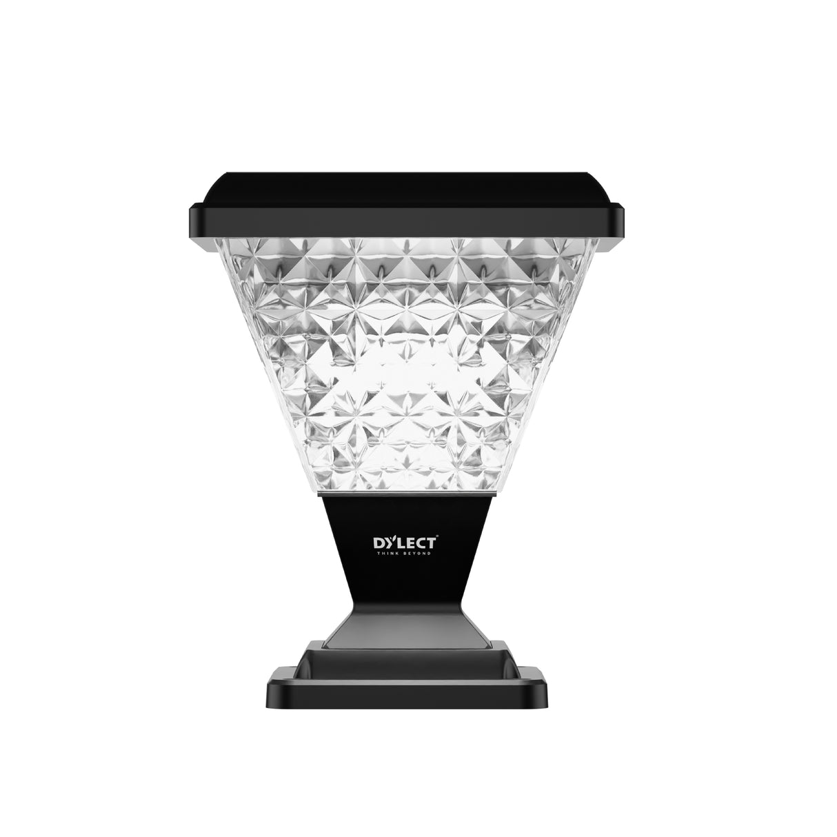 Dylect Luxe Solar Pillar Lamp - Pyramid Shape (Big)