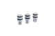 Dylect® Pressure Washer Genuine Spare Part – Inlet Check Valve Assembly (Located in Pump Head – One-Way Water Intake Section) | POM Engineering Plastic | Compatible Only with Flow Prime Model (Pack of 3)