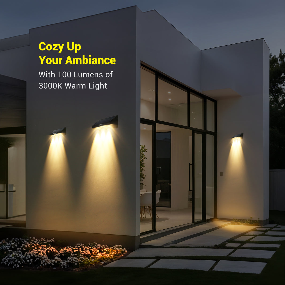 Dylect LUXE Solar Fence Downlight (3 LED)