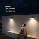 Dylect LUXE Solar Fence Downlight (1 LED)