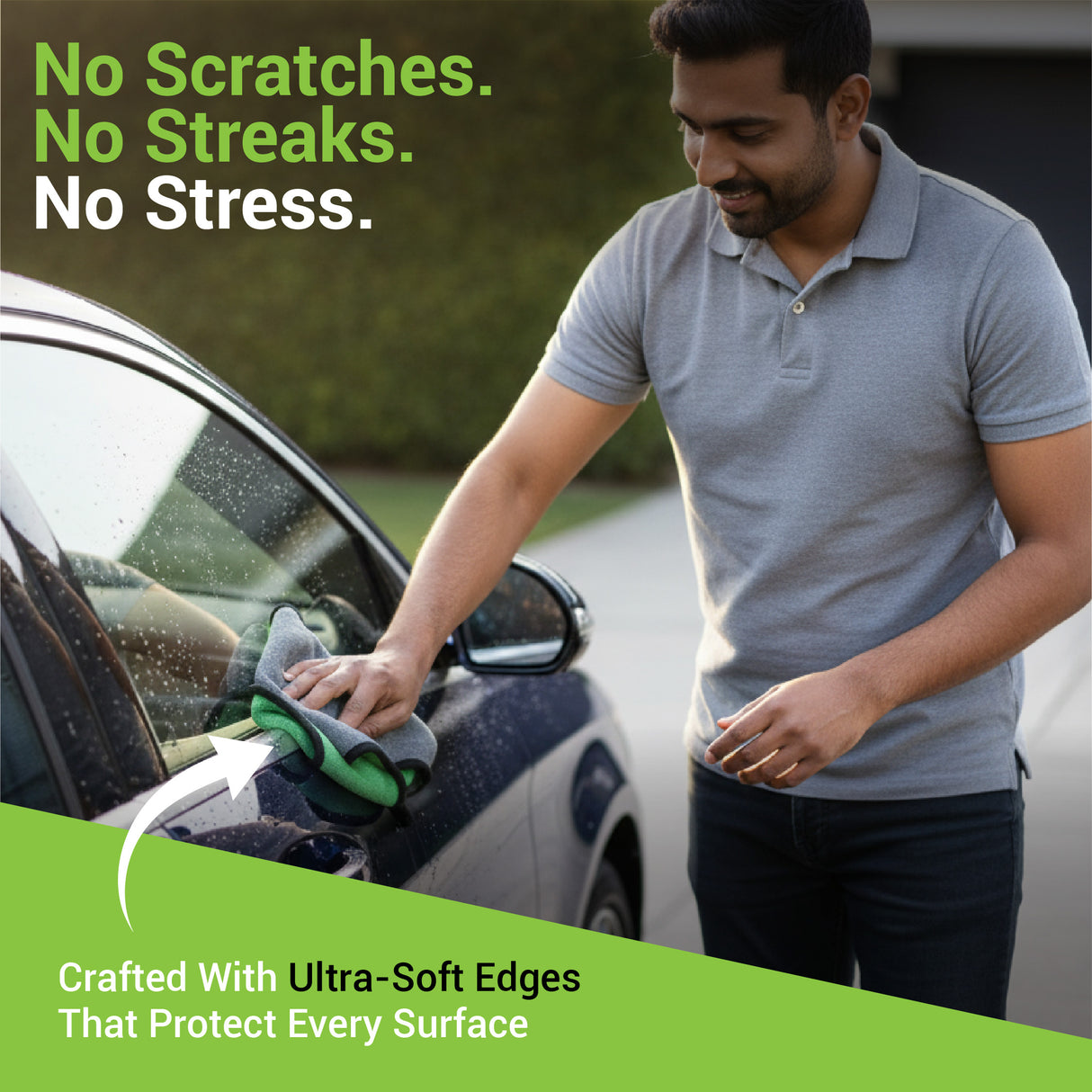 Dylect 600 GSM Microfiber Car Drying & Cleaning Towel