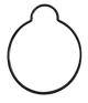 Dylect® Pressure Washer Genuine Spare Part – Peach Ring (Located in Pump Body – Internal Retainer/Seal Position) | NBR Rubber | Compatible Only with Flow Prime Model (Pack of 1)