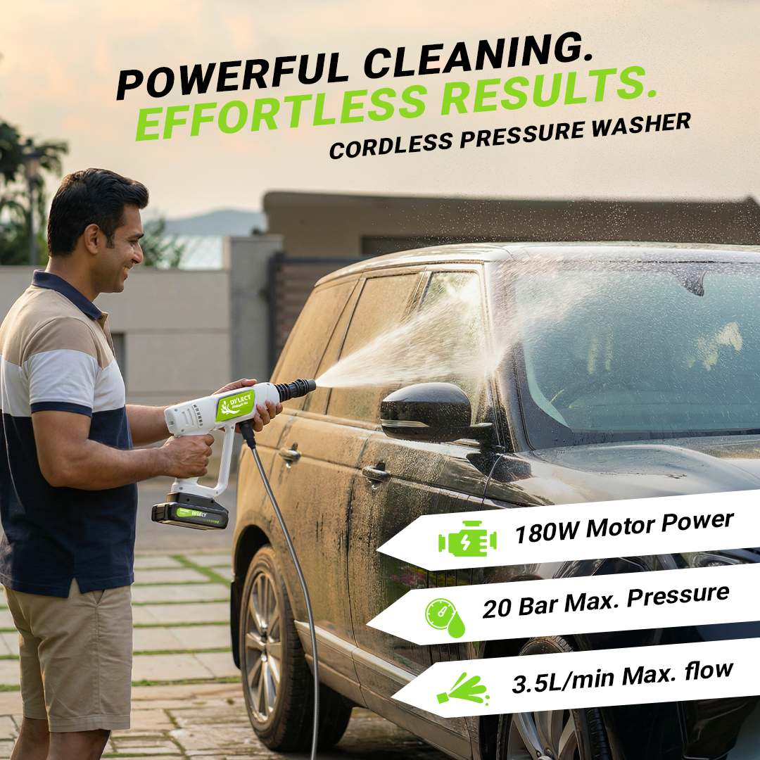 AirWash Go - Cordless Pressure Washer Gun (Light Grey)