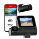 DYLECT Sense 4K Ultra three channel dash cam with front rear and cabin camera recording for complete vehicle protection
