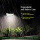 DYLECT Solar Eco Wall Sensor Light (420lm)
