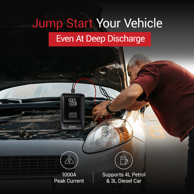 Dylect® AIR NOVA 4-in-1 Jump Starter & Tyre Inflator