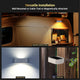 Dylect Solar LUXE Dome Up-Down Wall Light