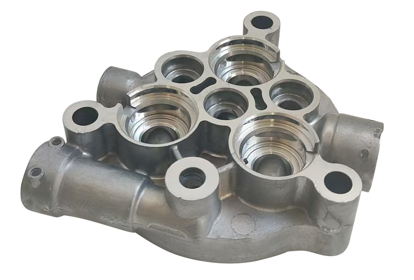 Dylect® Pressure Washer Genuine Spare Part – Pump Body (Located in Main Pump Housing – Structural Manifold Section) | ADC12 Aluminium Die-Cast | Compatible Only with Flow Prime Model (Pack of 1)