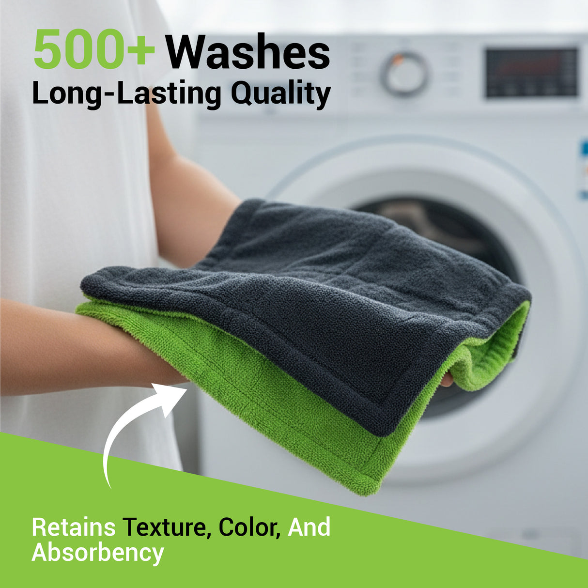 Dylect 1200 GSM Premium Microfiber Car Drying Towel