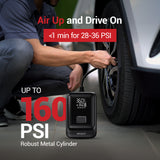 Dylect® AIR NOVA 4-in-1 Jump Starter & Tyre Inflator for Car and Bike | 1000A Peak | 12,000 mAh Power Bank | 160 PSI | Dual Display & Auto Cut-Off | LED Light | Type-C Fast Charge