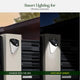 DYLECT Solar Diamond Slim Wall Light (S)