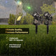 Dylect LUXE Solar Dual Head Spotlight
