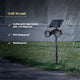 Dylect LUXE Solar Dual Head Garden Light