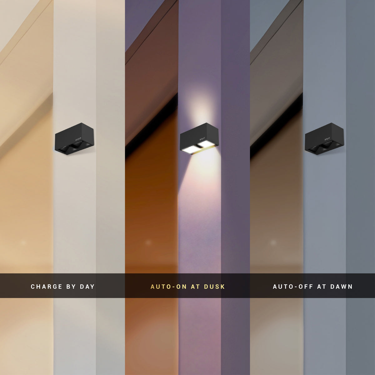 Dylect Solar LUXE 1400L UpDown Wall Light