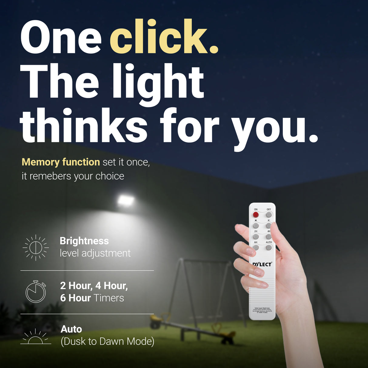 Dylect Eco Solar 120W Flood Light