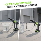 AirWash Go - Cordless Pressure Washer Gun (Dark Grey)