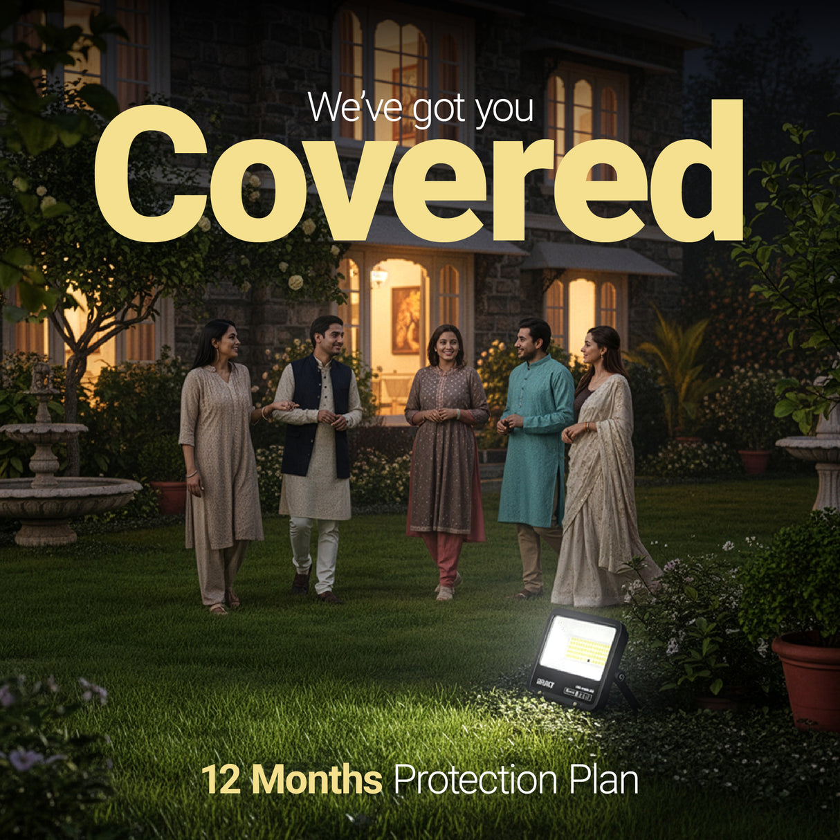 Dylect Eco Solar 60W Flood Light