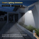 Dylect Luxe Solar Flood Light – Powerful Bright 60W for Outdoor Garden, Home, Retail Shop, Parking | Long 10Hr Runtime with Unique Hazard Light & Remote, IP65 Waterproof, 6000K Cool White