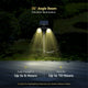 Dylect LUXE Solar Dual Head Garden Light