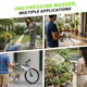 Dylect AirWash Go pressure washer for car, bike, garden furniture and outdoor household cleaning