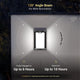 Dylect LUXE Solar Motion Wall Lantern