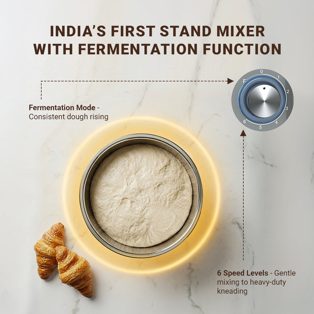 Dylect ArtiMix Stand Mixer | 1900W Motor with Fermentation Function