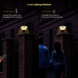 Dylect Luxe Solar Pillar Lamp - Pyramid Shape (Small)