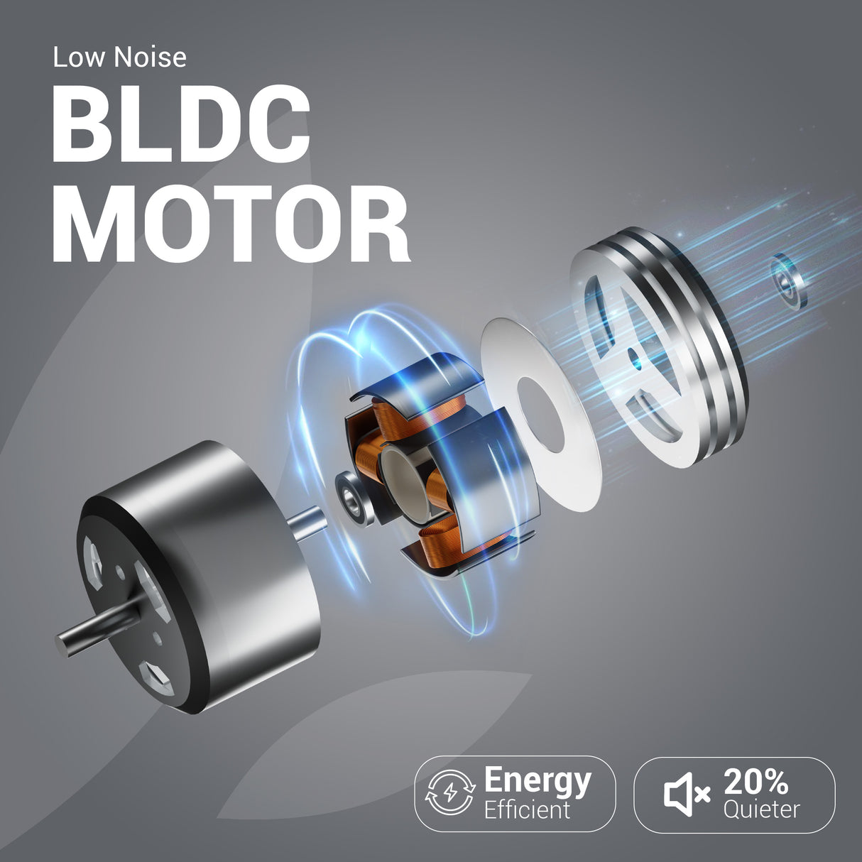 Dylect Briza Clipmate fan — Imperial Blue