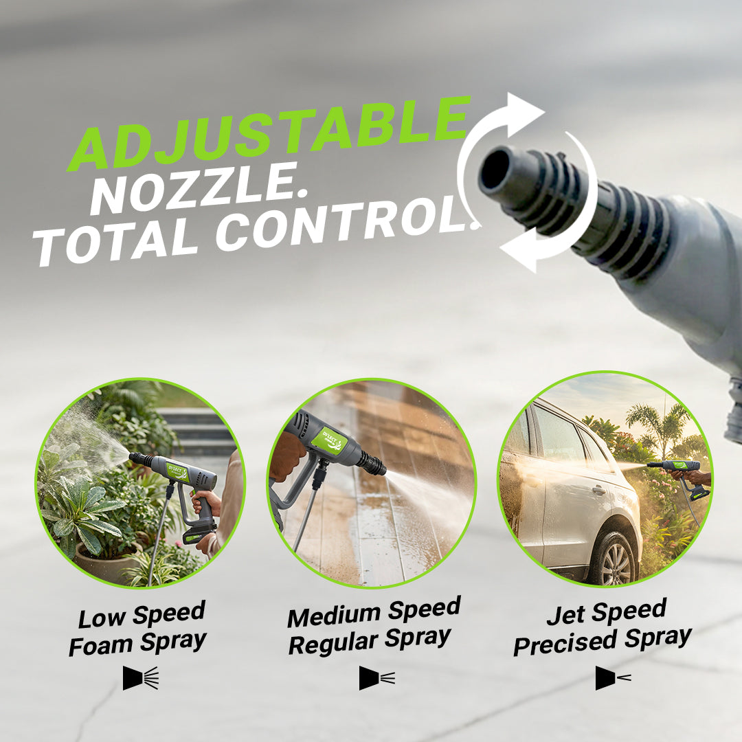 AirWash Go - Cordless Pressure Washer Gun (Dark Grey)