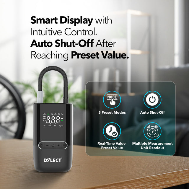 Dylect Air Dash Tyre Inflator | 5200 mAh