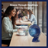 Dylect Briza Clipmate fan — Imperial Blue