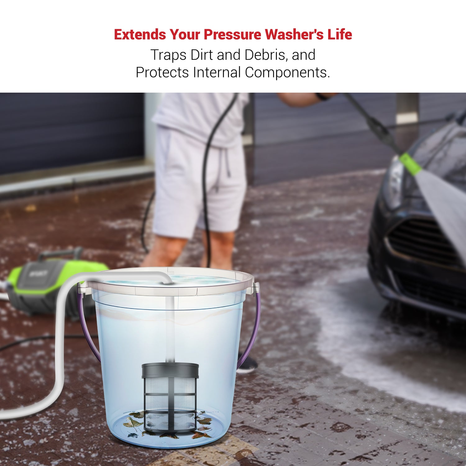 DYLECT High Pressure Washer Water Filter (Universal)