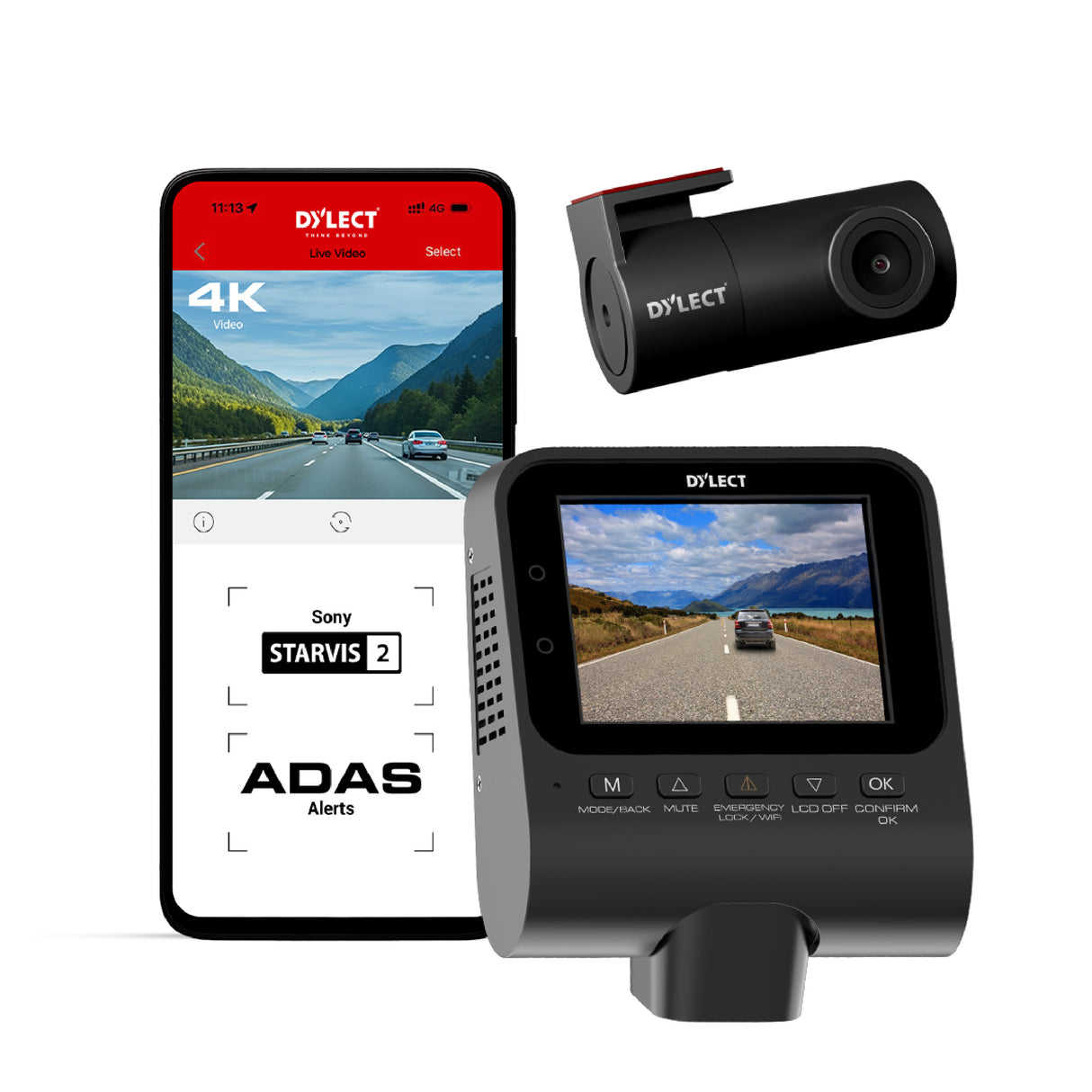 Sense 4K Max Two Channel Dash Cam