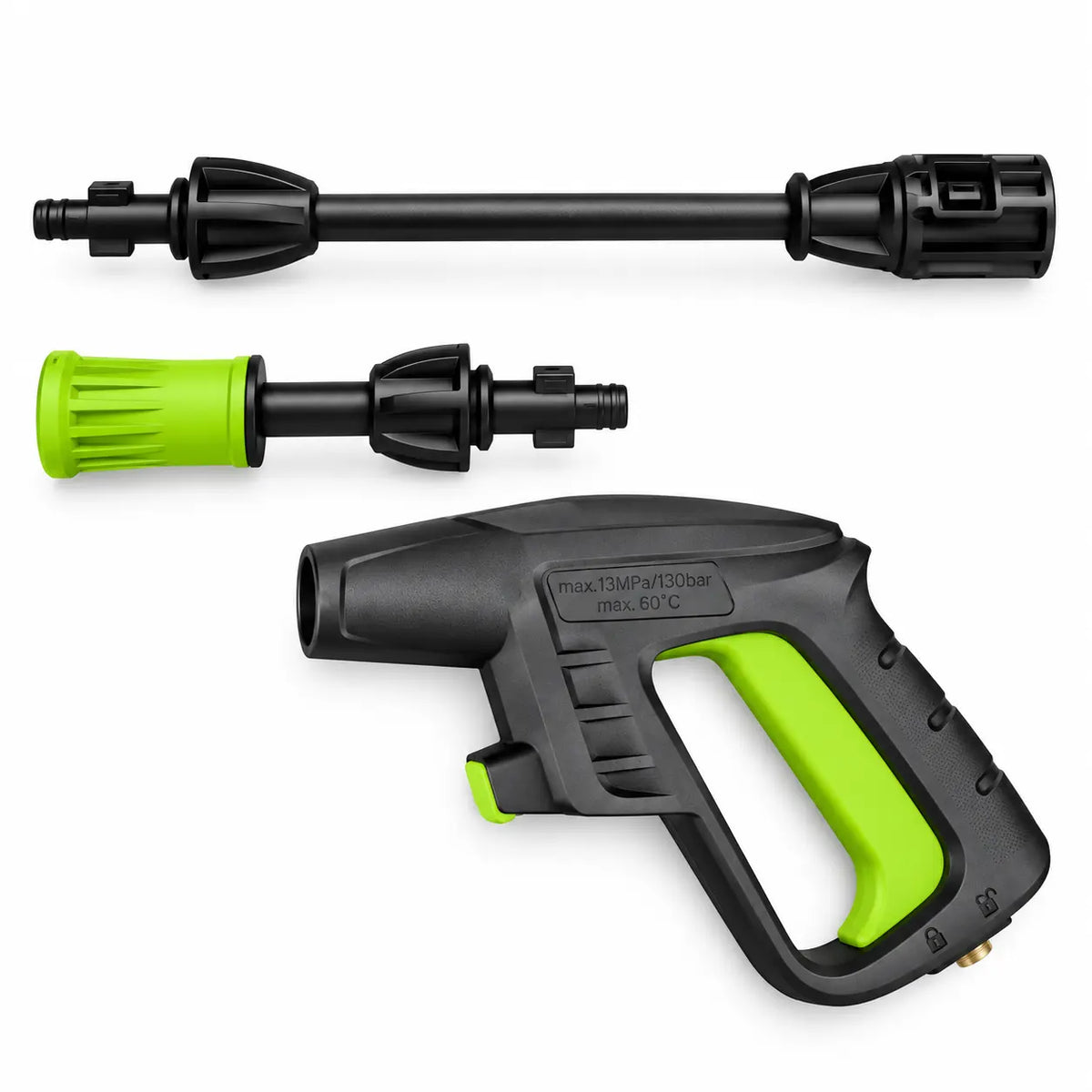 Dylect Clean Plus & Flow Plus Pressure Washer Gun, Nozzle & Lance Set