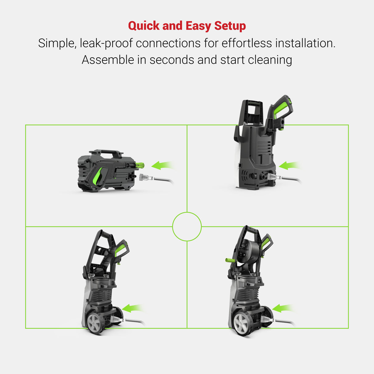 DYLECT High Pressure Washer 3M INLET HOSE WITH FILTER
