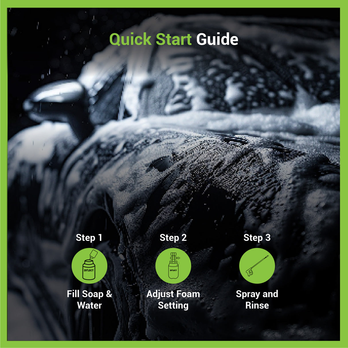 Dylect High Pressure Washer Foam Cannon Pro